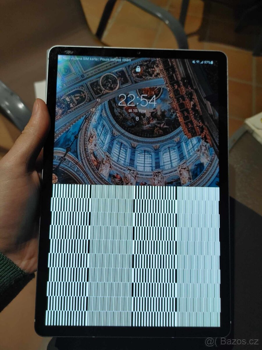 Samsung tab S6 LTE - nefunkční displej