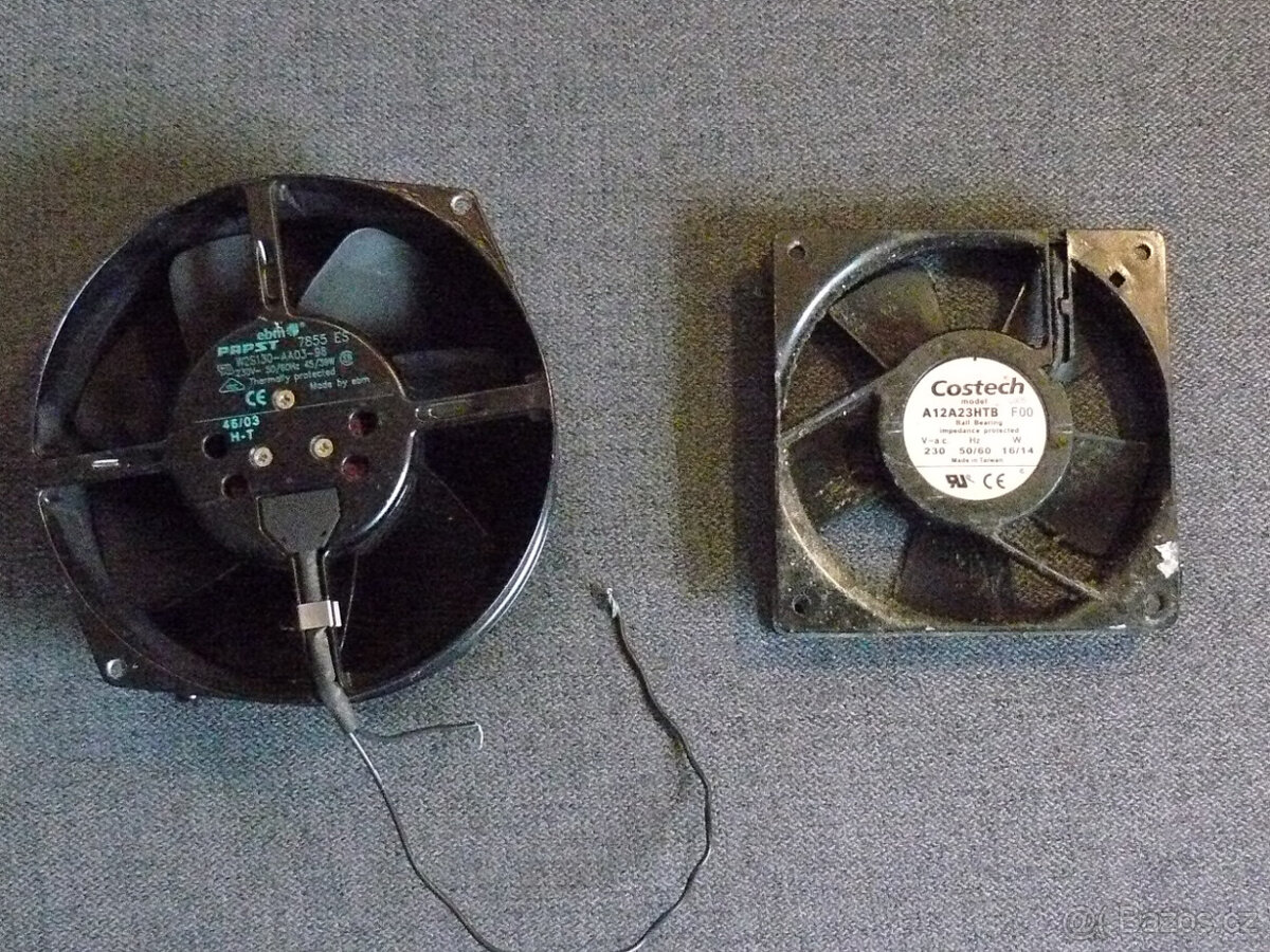 Ventilátory axiální - EBM W2S130-AA03-98 + COSTECH A12A23HTB