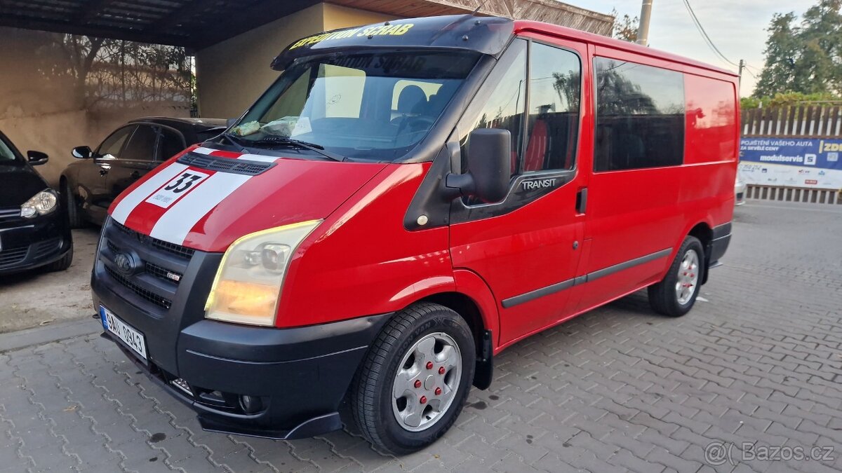 Ford Transit 260S 2.2 63kw, r.v. 10/2008. 6 míst