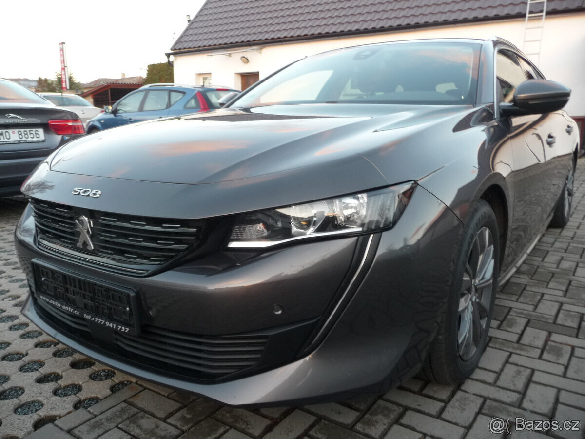 Peugeot 508 1.5d 96kw ALURE PACK AUTOMAT po 1.majiteli -