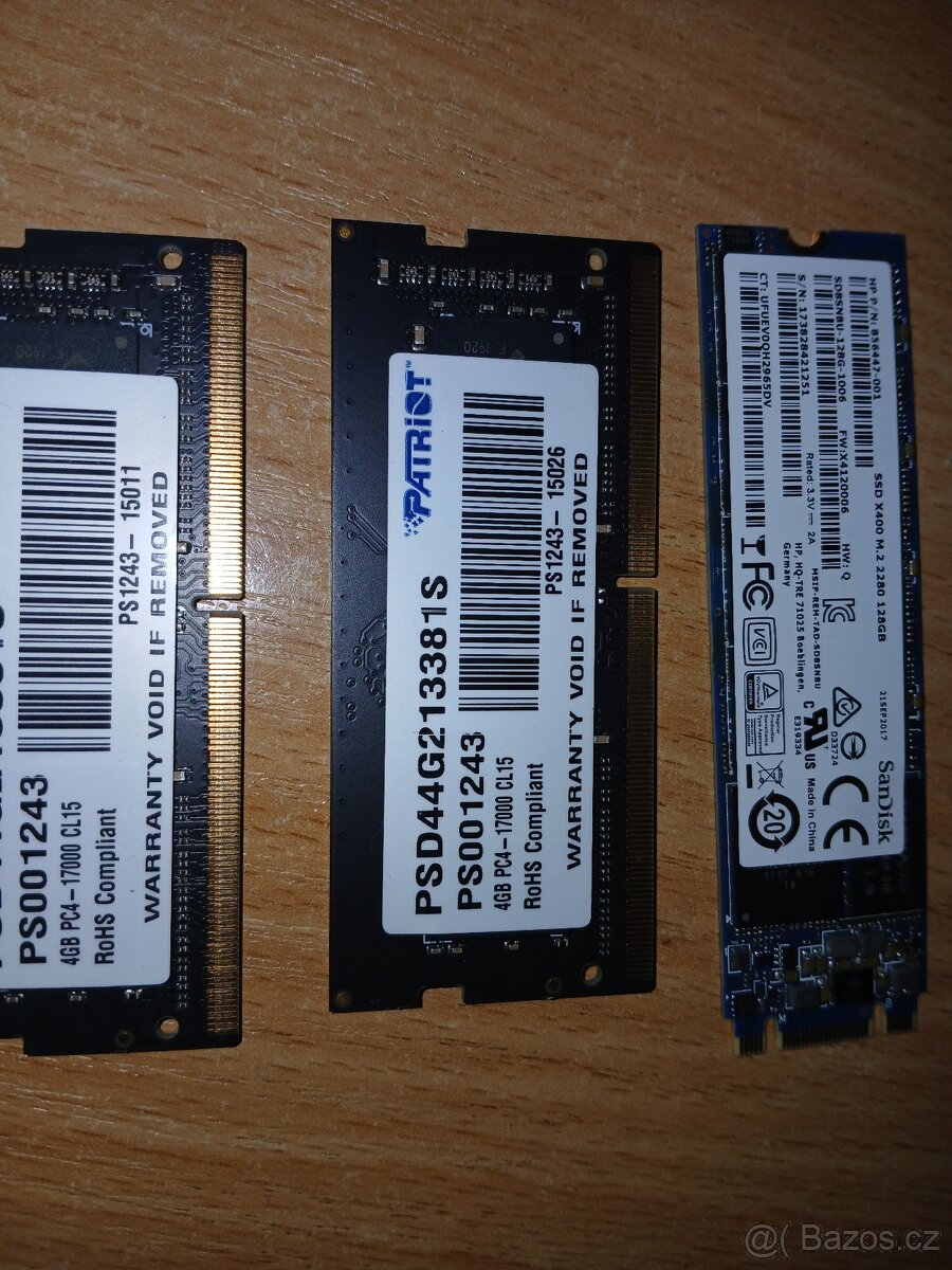 ssd 128 gb plus 2x 4gb ram