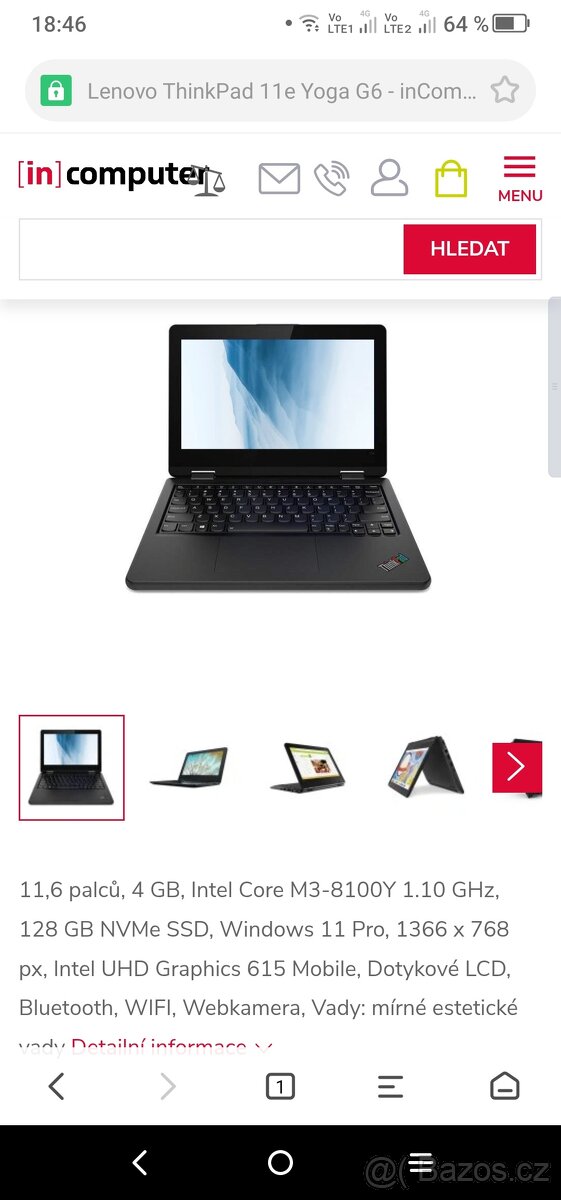 Lenovo ThinkPad Yoga e11 gen 6