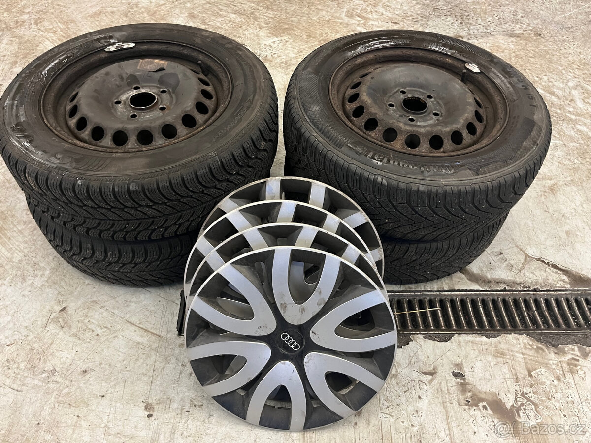 Kola 5x112x57,1 a zimní pneu 195/65 R15