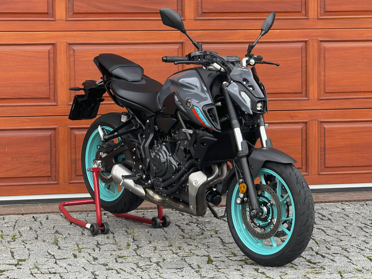 Yamaha MT-07 54kW DPH 2.000km CYAN STORM