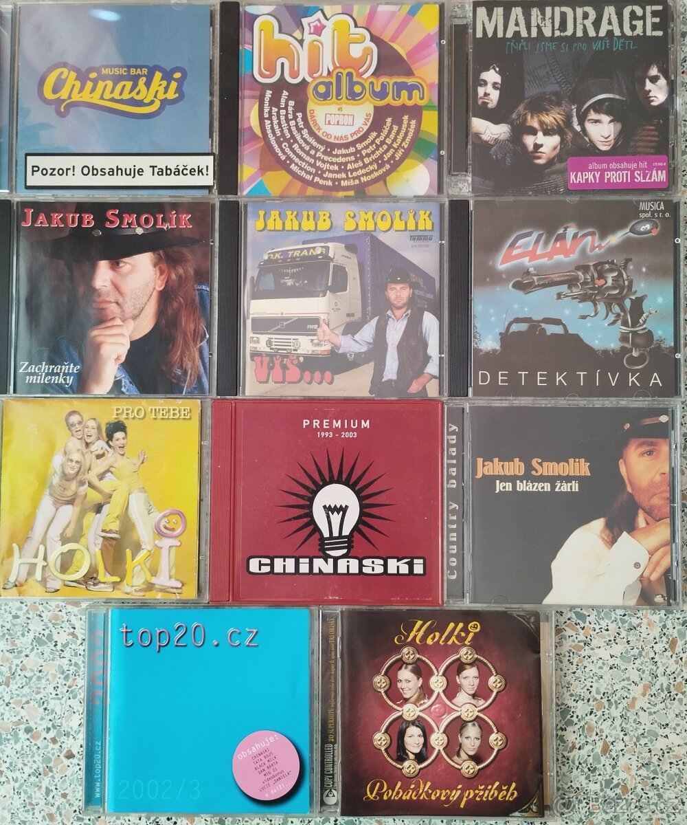 Prodám originální CD 11 kusů