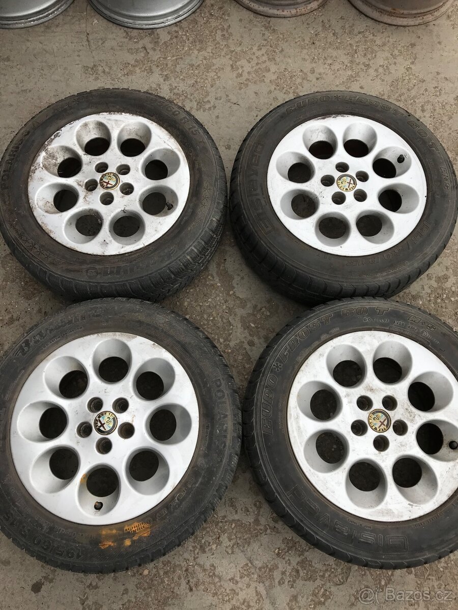 Orig. alu Alfa Romeo 5x98, 6,5x15 zimni