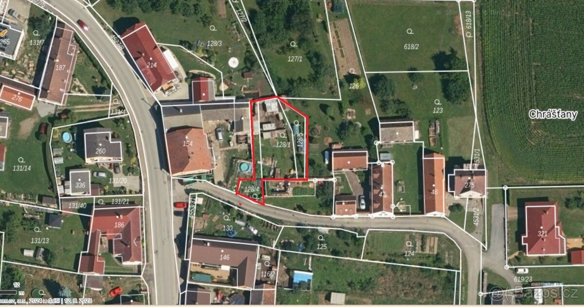 Stavební parcela o celkové výměře 285 m2