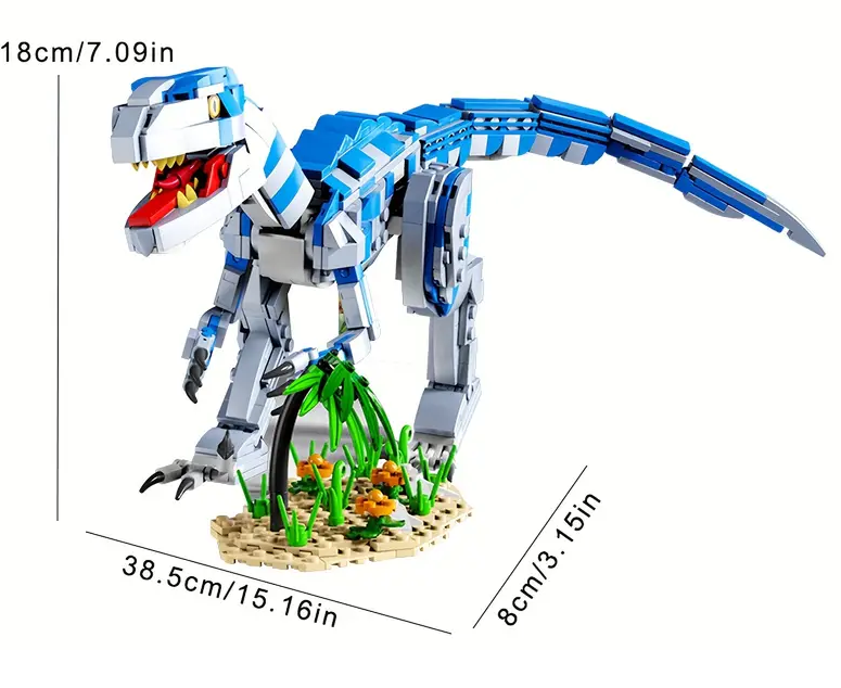 Stavebnice: Velociraptor (Dinosaurus) 600 dílku