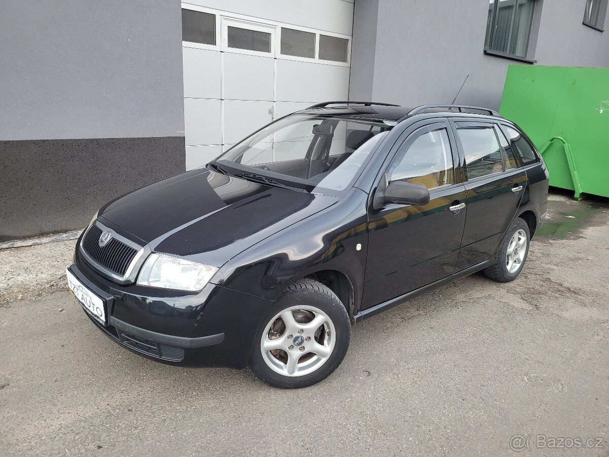 FABIA 1.4i 16V 55kW combi  r.02 SOLIDNÍ  PO  STK, TAŽNÉ