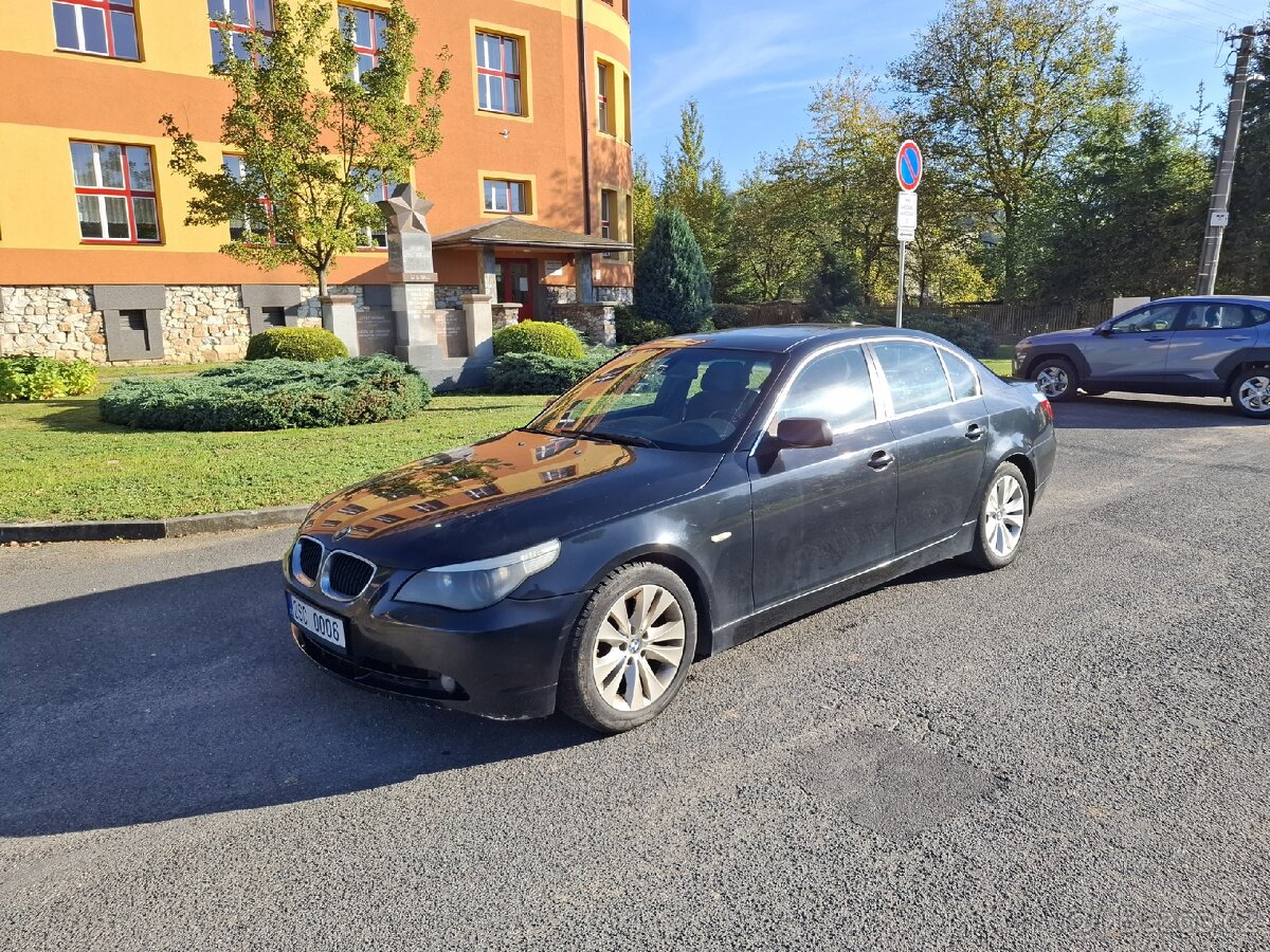 Prodej auta BMW E60 535d 200kw, černá metalíza