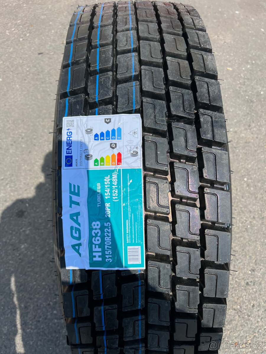 Prodám nové nákladní pneu Agate HF638 315/70 r22,5 5690-