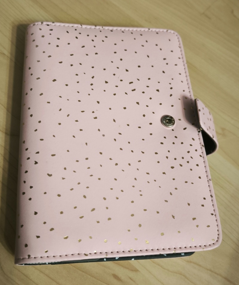 Diář Filofax Confetti Rose Quartz, osobní A6