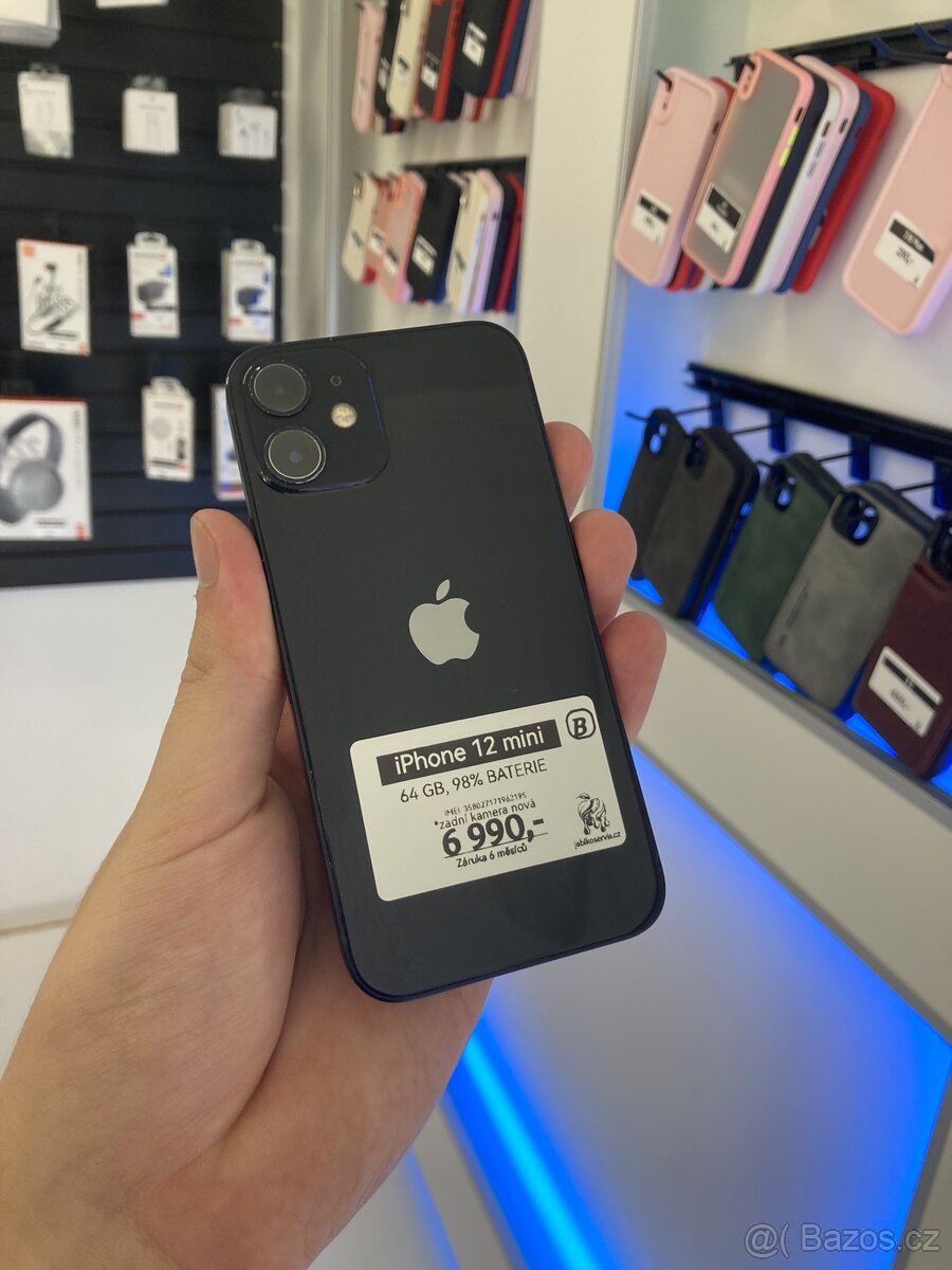 iPhone 12 Mini - 64GB - 6M ZÁRUKA