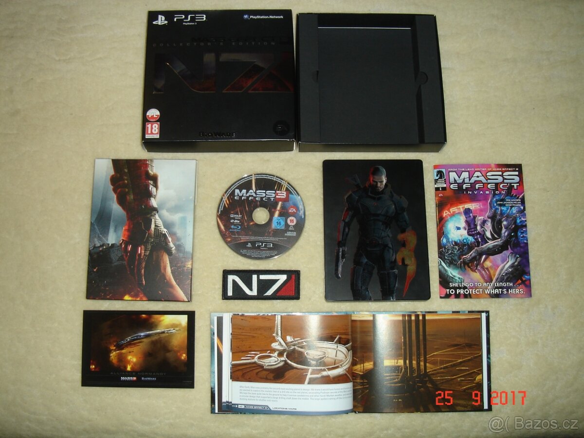 Prodám novou sběratelskou edici hry MASS EFFECT 3 , pro PS 3