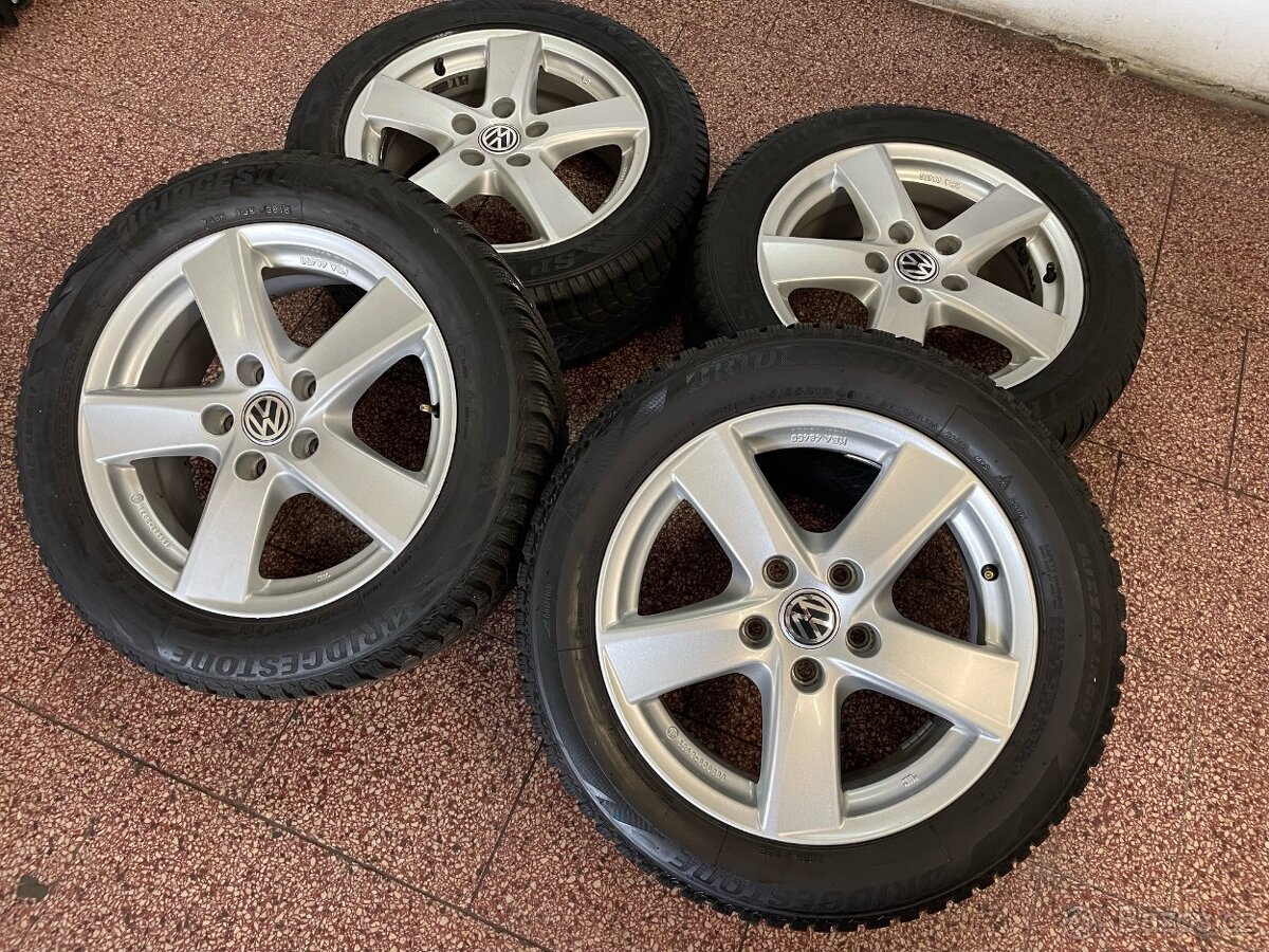 Alu kola 5x112 r16 zimní pneu 5,5mm