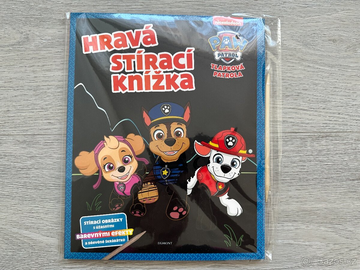 Paw patrol - Tlapková patrola - Hravá stírací knížka