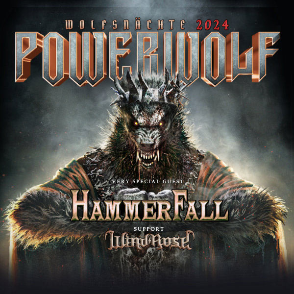 Powerwolf + Hammerfall  26.10.24  stání u podia