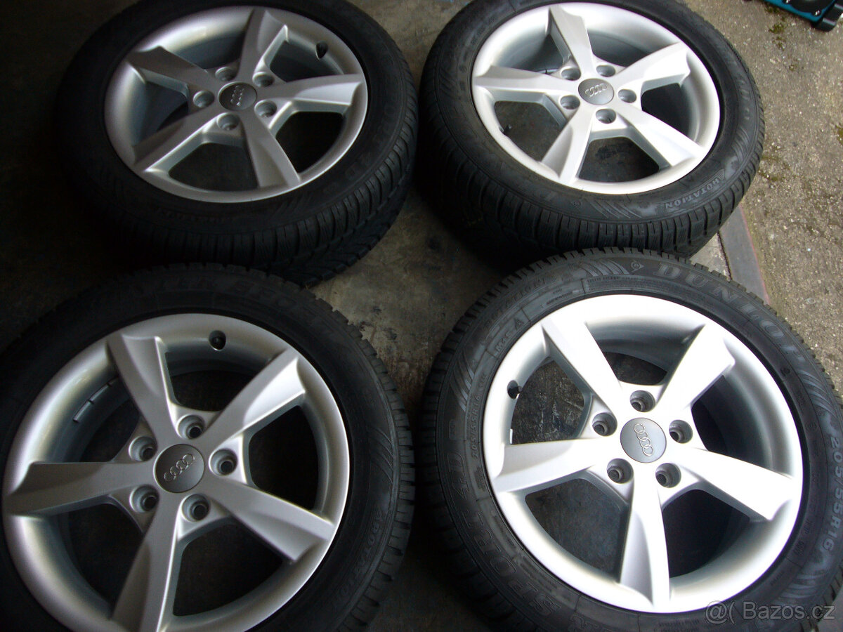 ZIMNÍ ALU KOLA AUDI-VW-ŠKODA-SEAT 16" 5x112 6,5" et-46