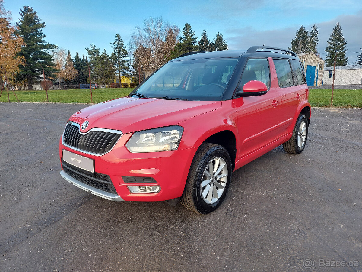 Škoda Yeti 1.2TSi 77kW,tempomat,aut.klimatizace,senzory