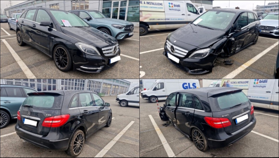 Mercedes-Benz B180 CDI 2012 230t.km - po střetu