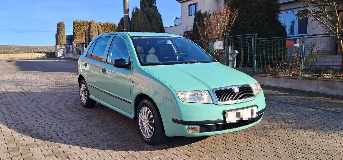 Škoda Fabia 1.4 MPI - ZACHOVALÝ STAV - PISTÁCIE