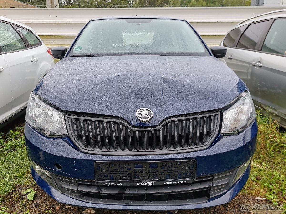 naftová Škoda Fabia 3  1.4Tdi  2018 plně pojízdné