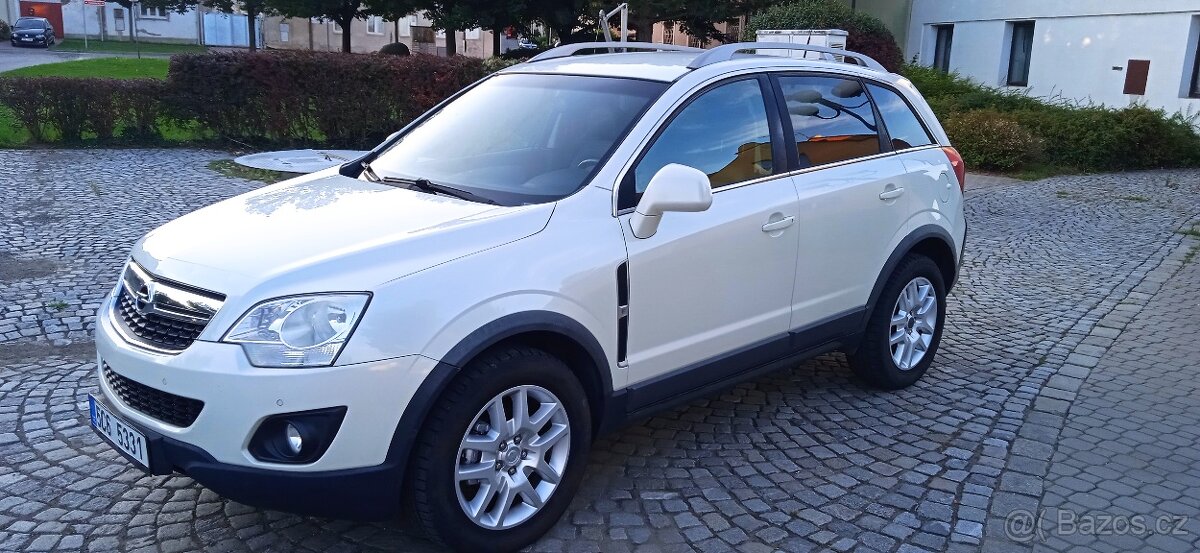 OPEL ANTARA 2,2CDTi120kw,4x4,rv9/2012,ČR,TZ,DPH,BÍLÁ PERLET