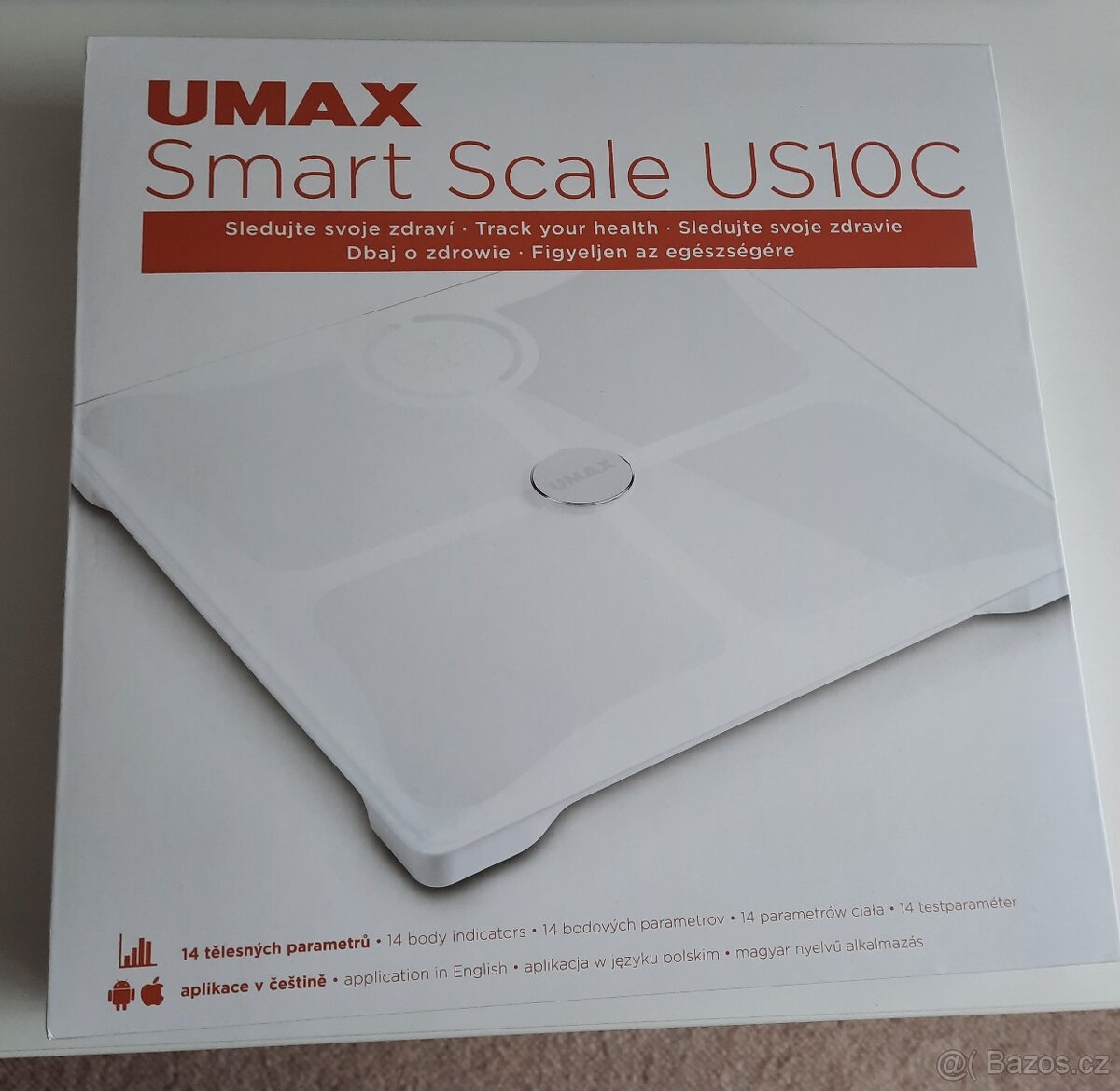 Osobní digitální váha zn. UMAX Smart Scale US10C