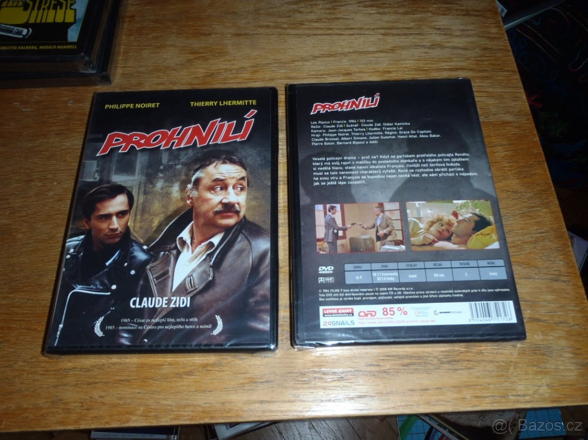 DVD Prohnilí Komedie / Krimi Francie, 1984 NOVÉ