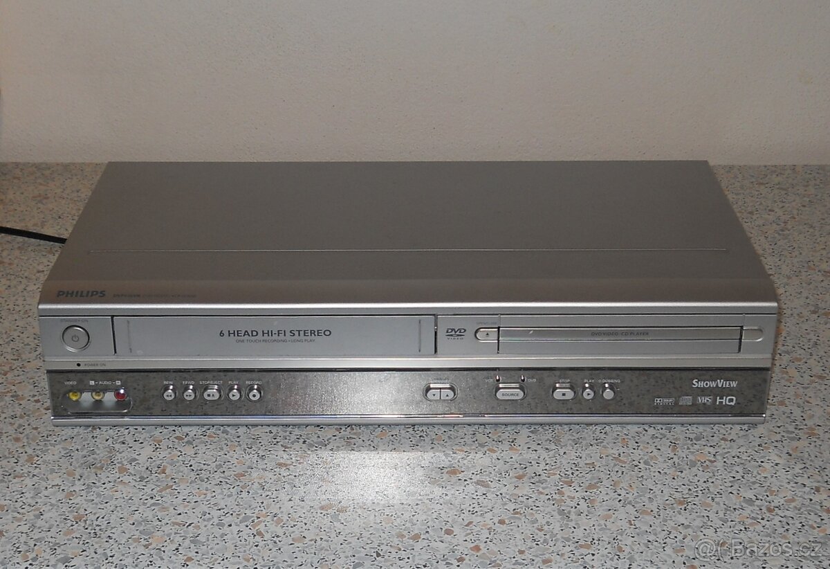 DVD-VHS kombo Philips DVP620VR