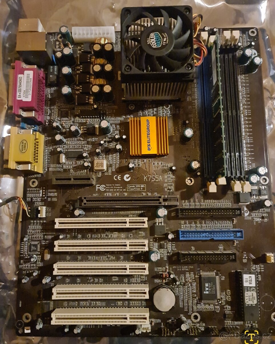 Mb Elitegroup K7S5A socket A + Amd Athlon 2400+