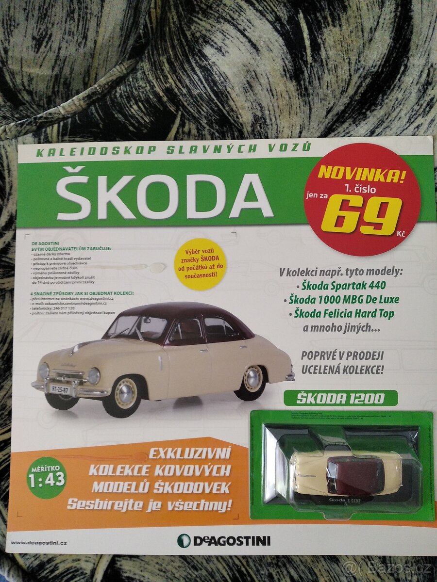 Model DeAgostiny Škoda 1200