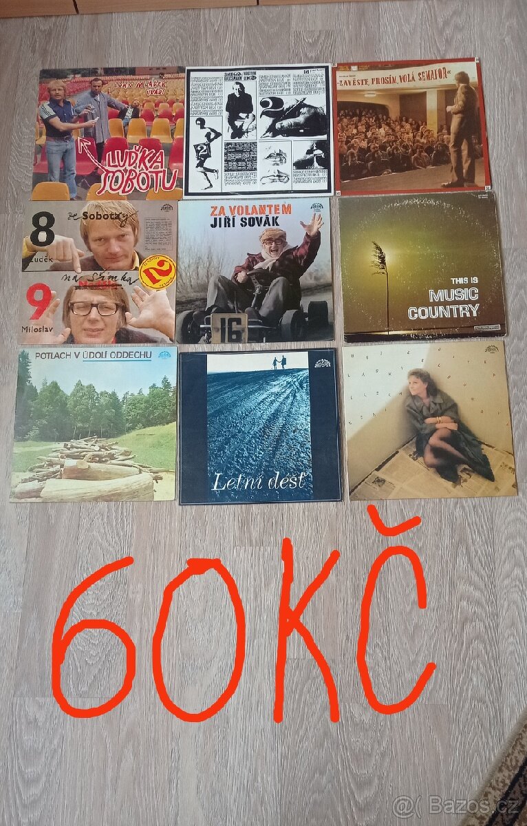 LP desky - od 50 Kč Sleva