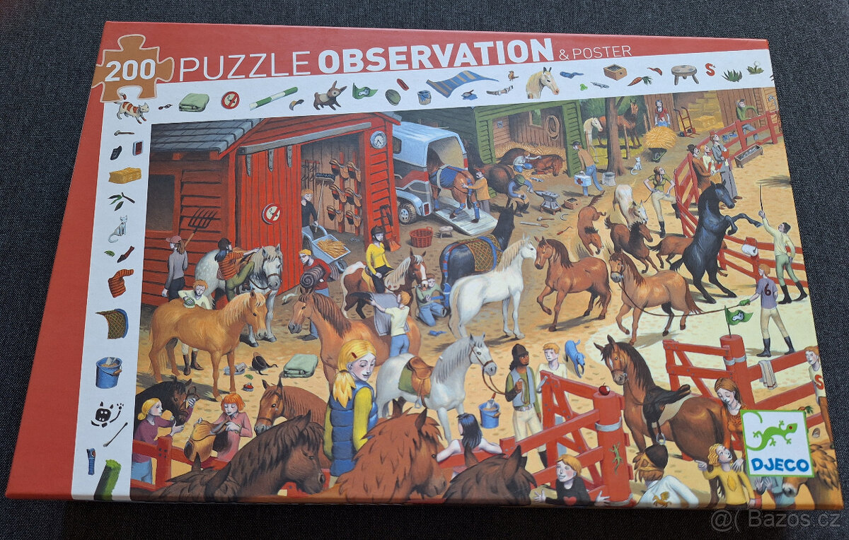 Puzzle – koňská jízdárna, Djeco