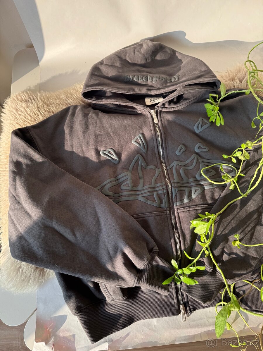 Opium Broken Planet Hoodie Grey Black