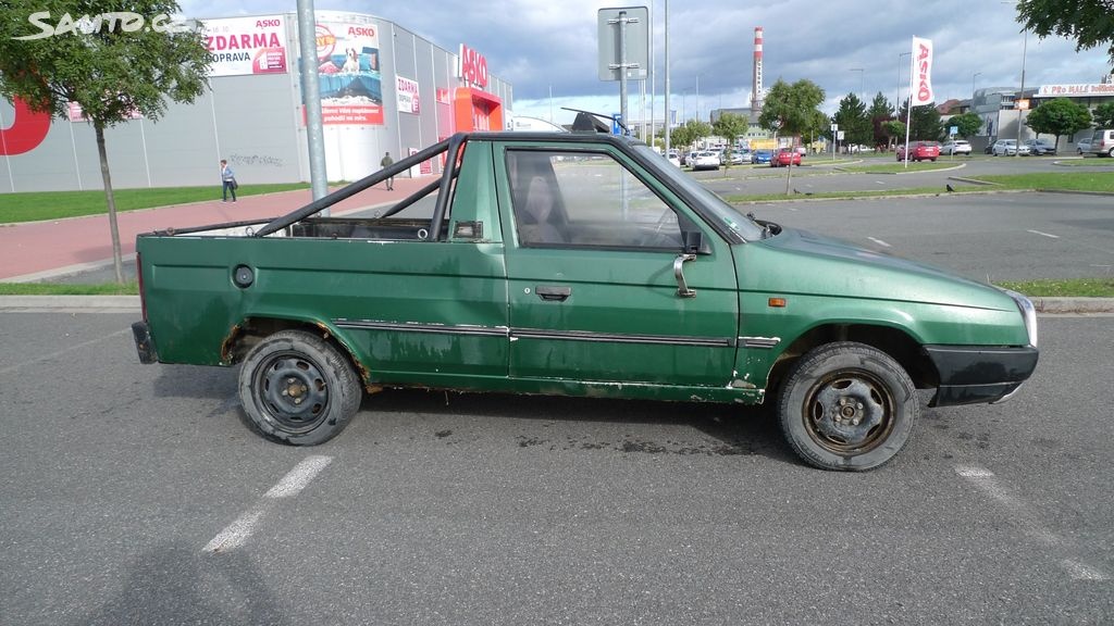 SKODA FAVORIT PICK UP 135LX 114000KM NEMECKE DOKLADY