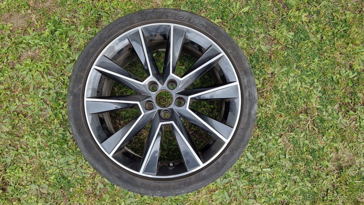 Alu disk 1kus Škoda R17 5x100 letní Škoda Seat VW Audi