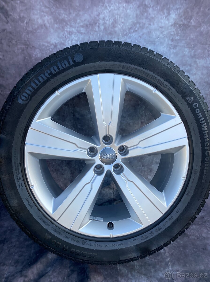 Originální Alu kola 5x112 Audi Q7, SQ7 255/50/20 zimní