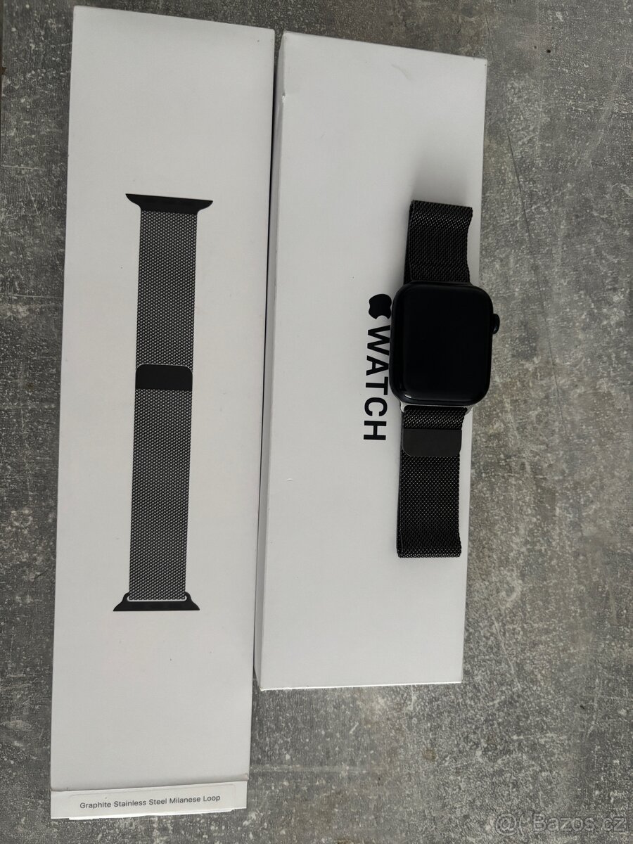 Apple Watch SE 2 44 mm Cellular + milánský tah