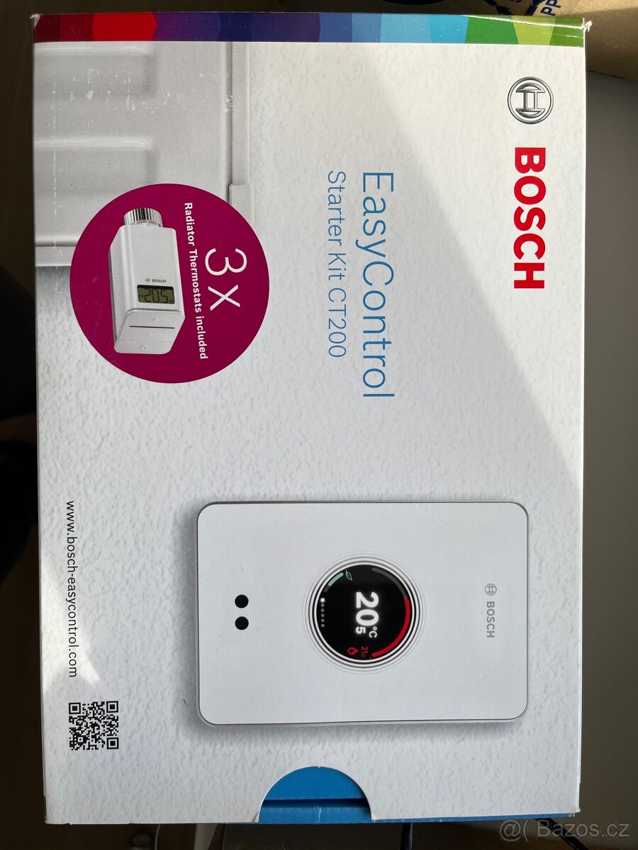 BOSCH CT 200 SET REGULÁTORU WIFI A 3 BEZDRÁTOVÝCH HLAVIC