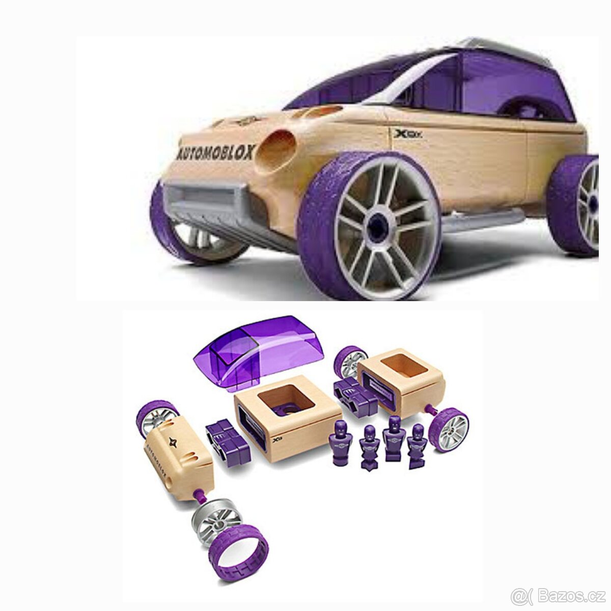 Automoblox X9X - dřevěné kombinovatelné auto