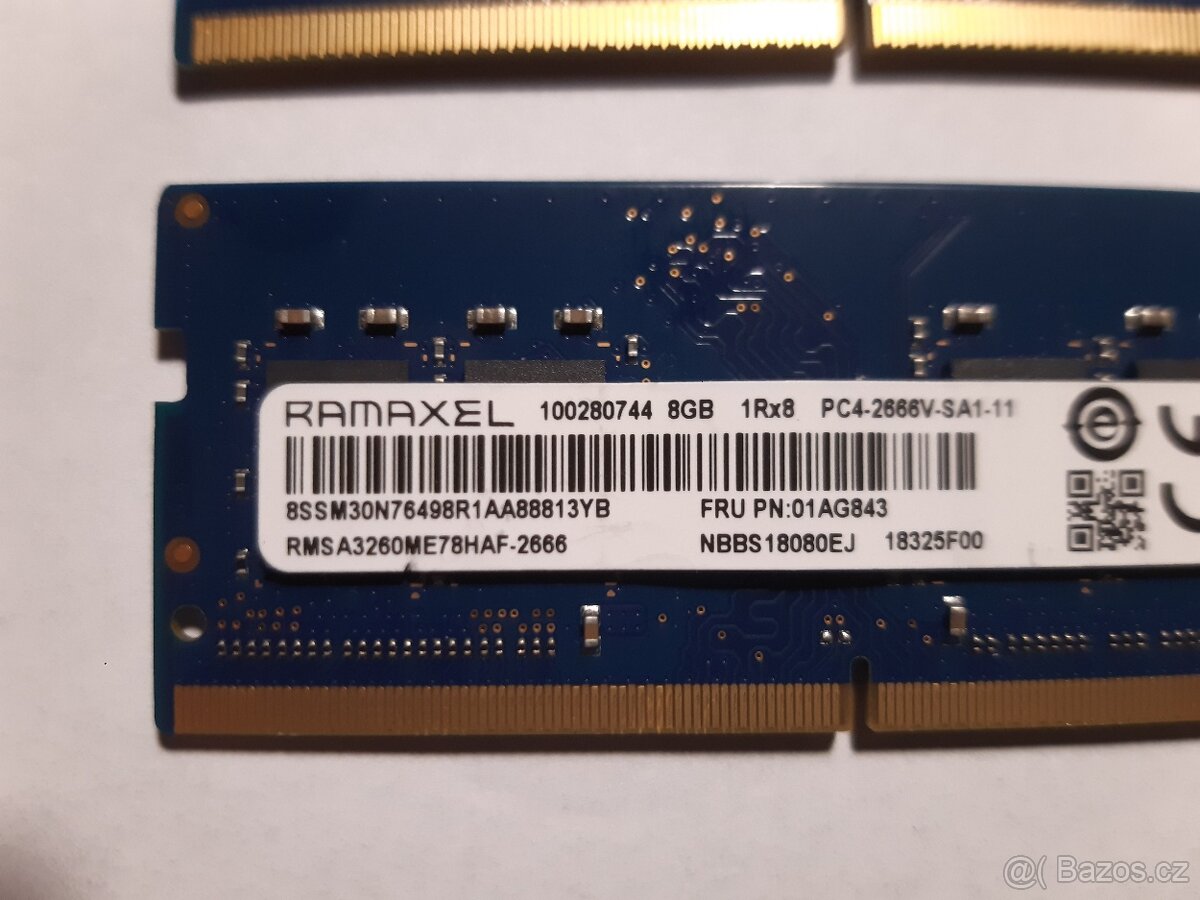 RAM DDR4 SODIMM 8GB Ramaxel