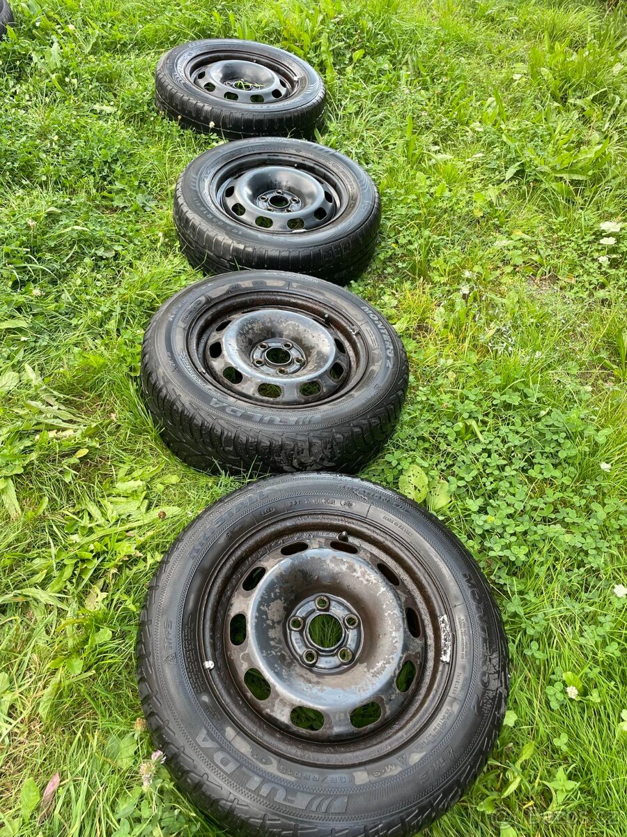 15" plechová kola – 5x100R1 VW, ŠKODA, AUDI Zimní