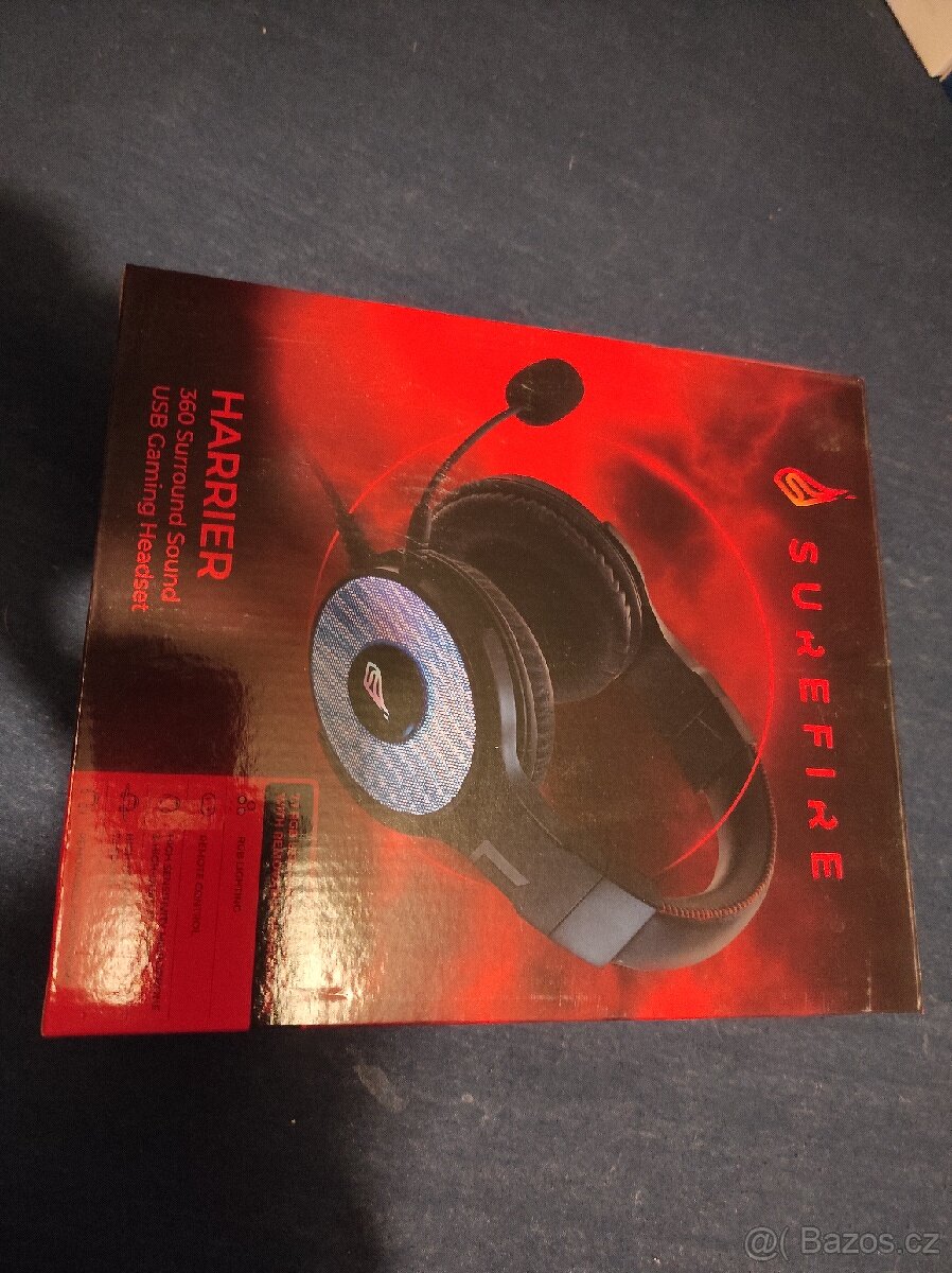 Herní headset Surefire Harrier 360