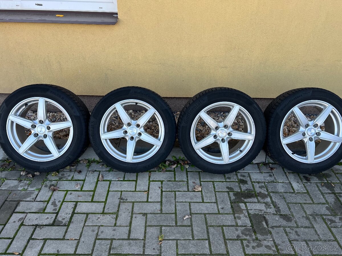 Zimní sada ALU kol Škoda Superb III 215/55 R17