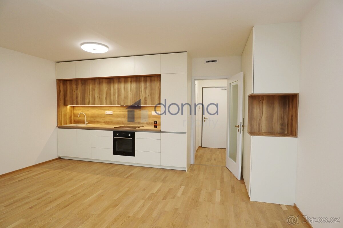 Pronájem nového bytu 1+kk/B, 39m², ul. Toyen, Praha 5 - Smíc