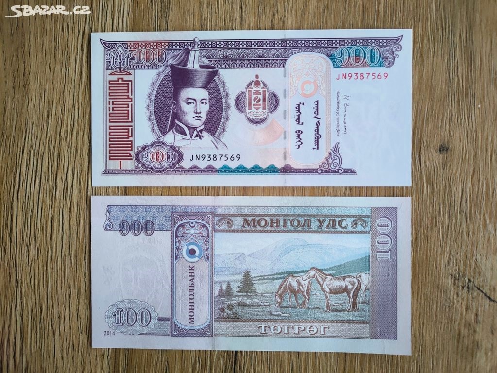 Mongolsko - 100 tugrik