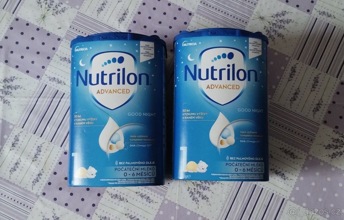 2x 800g Nutrilon Advanced 1 nový