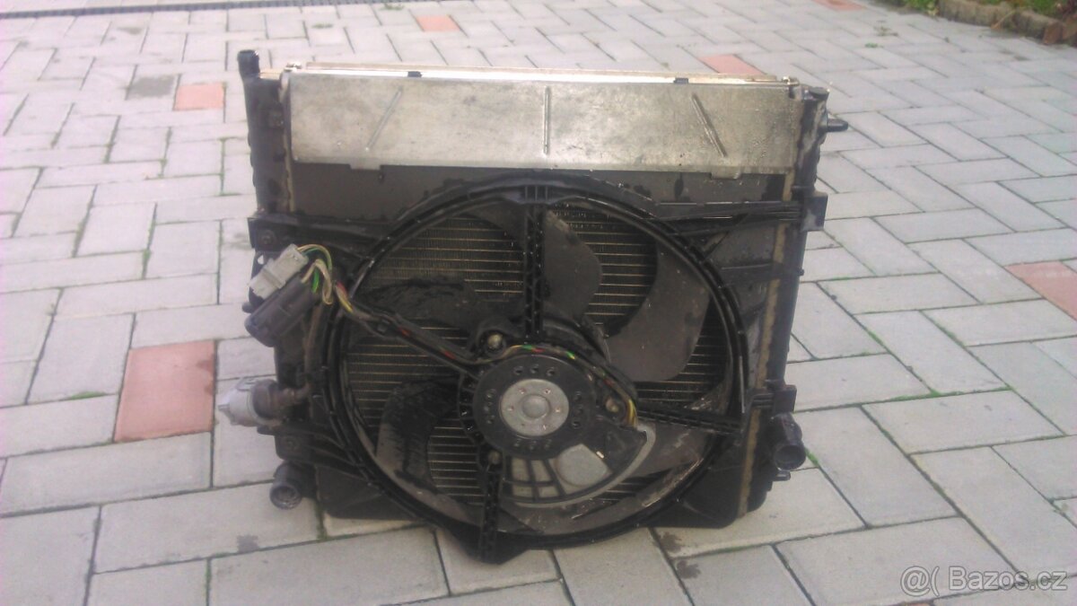 Citroen C3 HDi vodní chladič sahara ventilátor