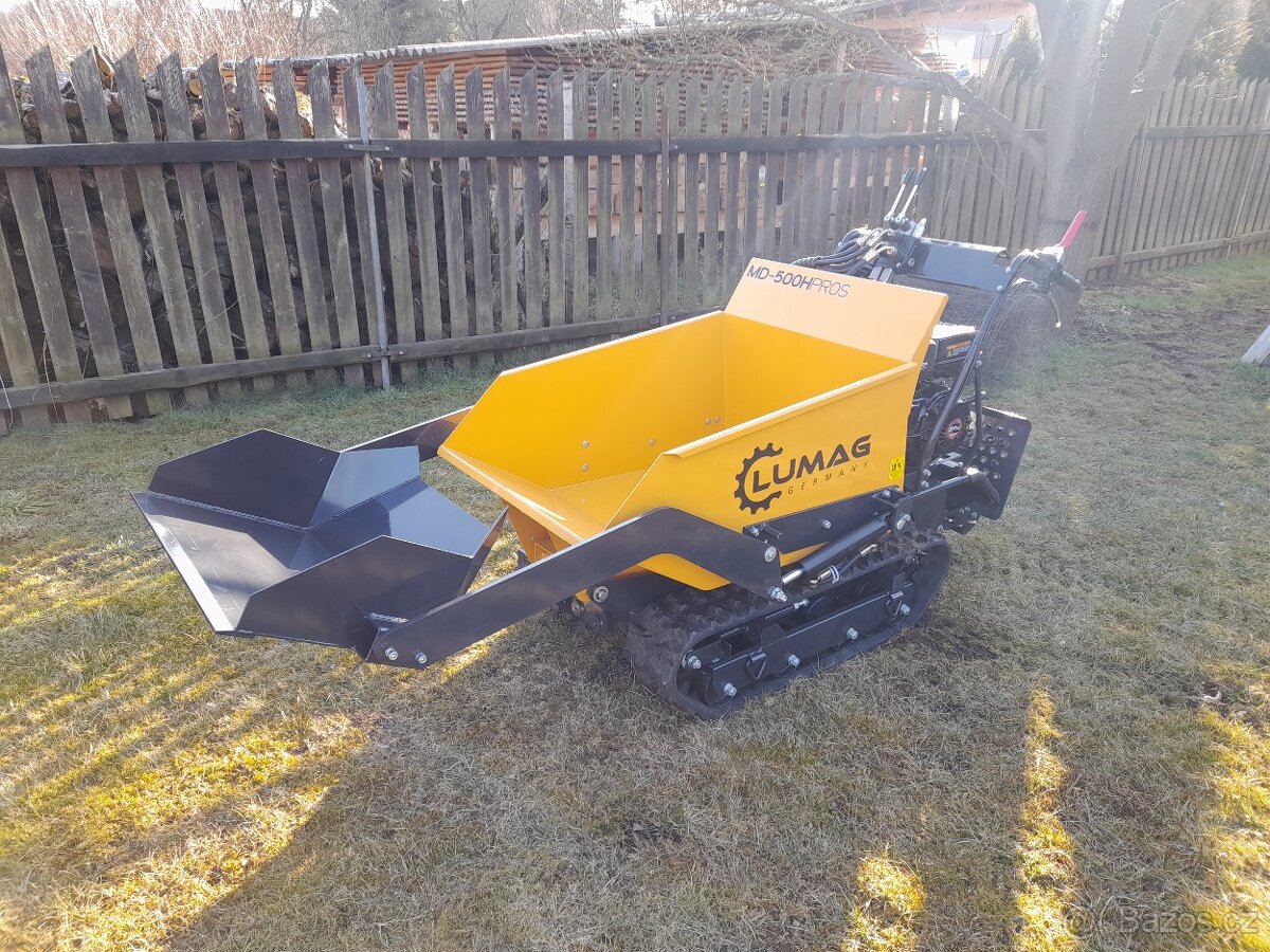 Prodám minidumper LUMAG MD500HPROS předváděcí model 1MHod